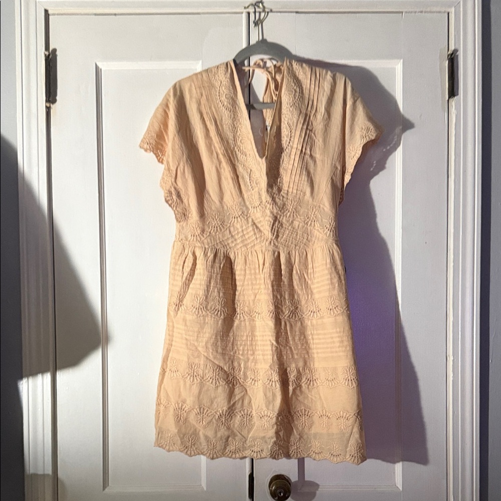 Chic Lace Peach Coverup